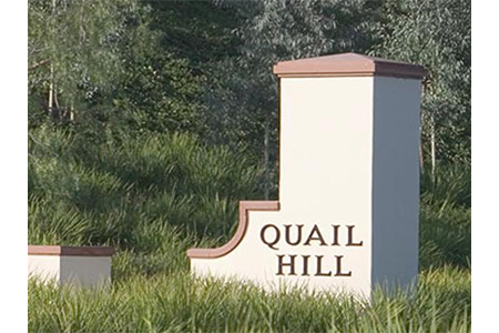 quail hill sign