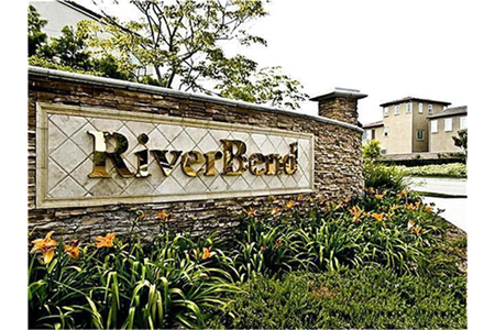 Riverbend orange sign