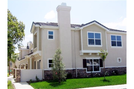 Belmont townhomes cypress exterior