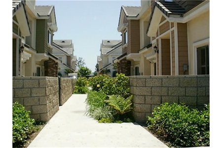 Lincoln Square Cypress walkway