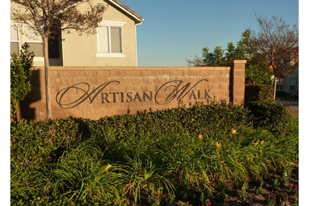 Artisan walk sign