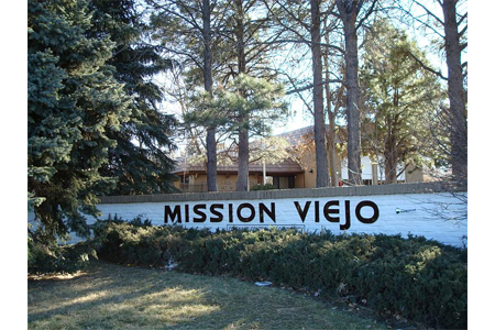 Mission viejo sign