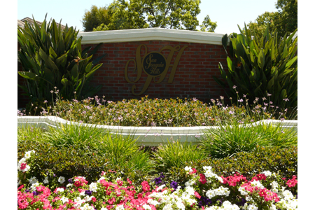 San Joaquin hills sign