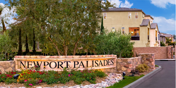 Newport Palisades Collection sign