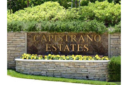 Capistrano estates sign